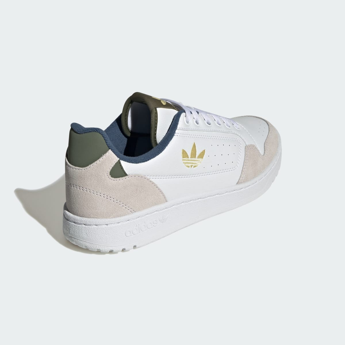 Adidas Women's NY 90 W - Cloud White / Almost Yellow / Focus Olive - Image 5