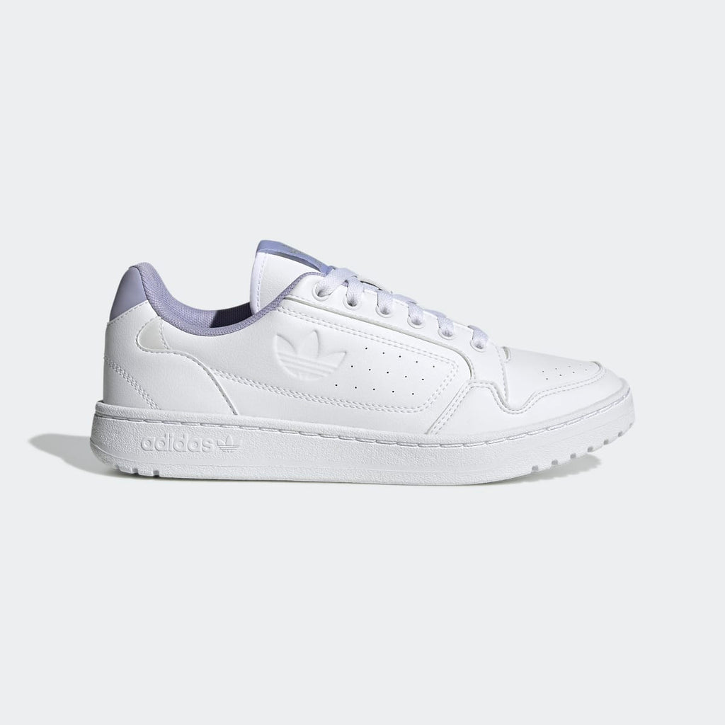 Adidas Women's NY 90 W - Cloud White / Cloud White / Dust Purple - Image 1