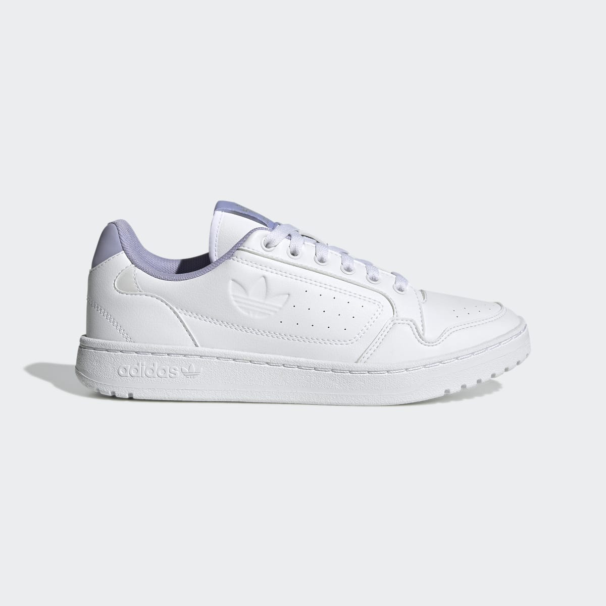 Adidas Women's NY 90 W - Cloud White / Cloud White / Dust Purple - Image 1
