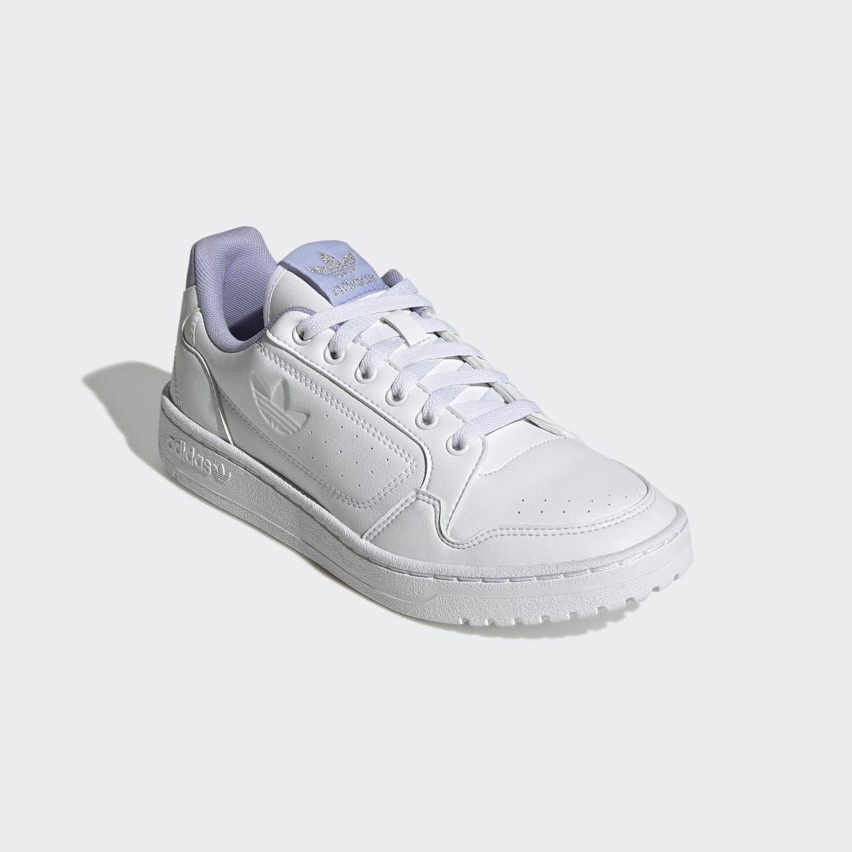 Adidas Women's NY 90 W - Cloud White / Cloud White / Dust Purple - Image 4