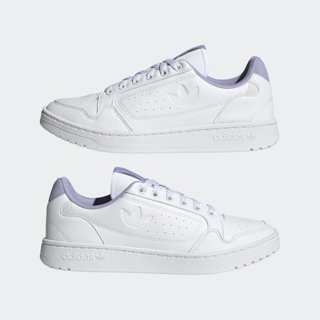 Adidas Women's NY 90 W - Cloud White / Cloud White / Dust Purple - Image 7