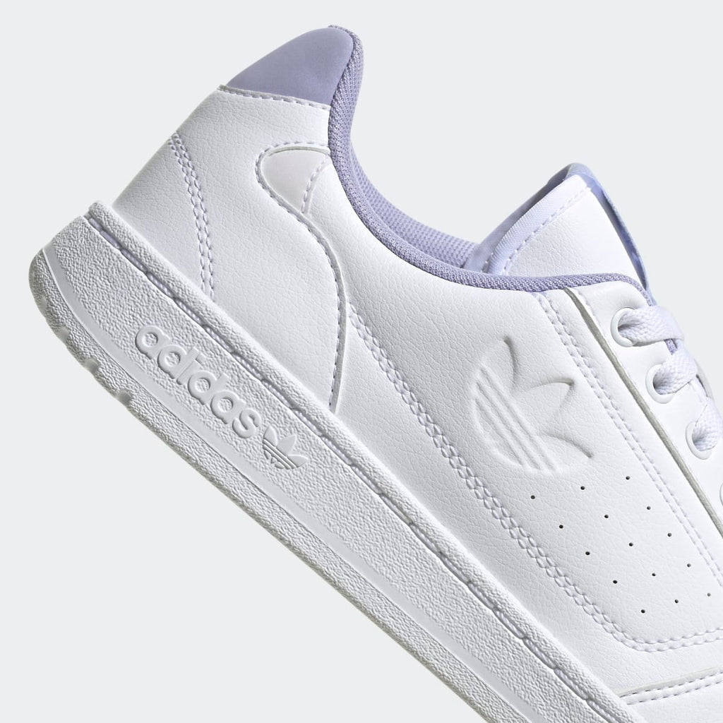 Adidas Women's NY 90 W - Cloud White / Cloud White / Dust Purple - Image 9