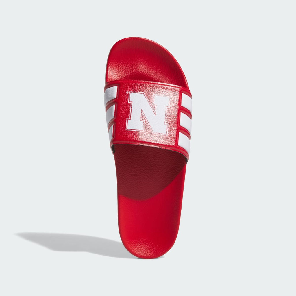 Adidas Women's Nebraska Cornhuskers Performance Slide - Team Power Red / Cloud White / Core Black - Image 2