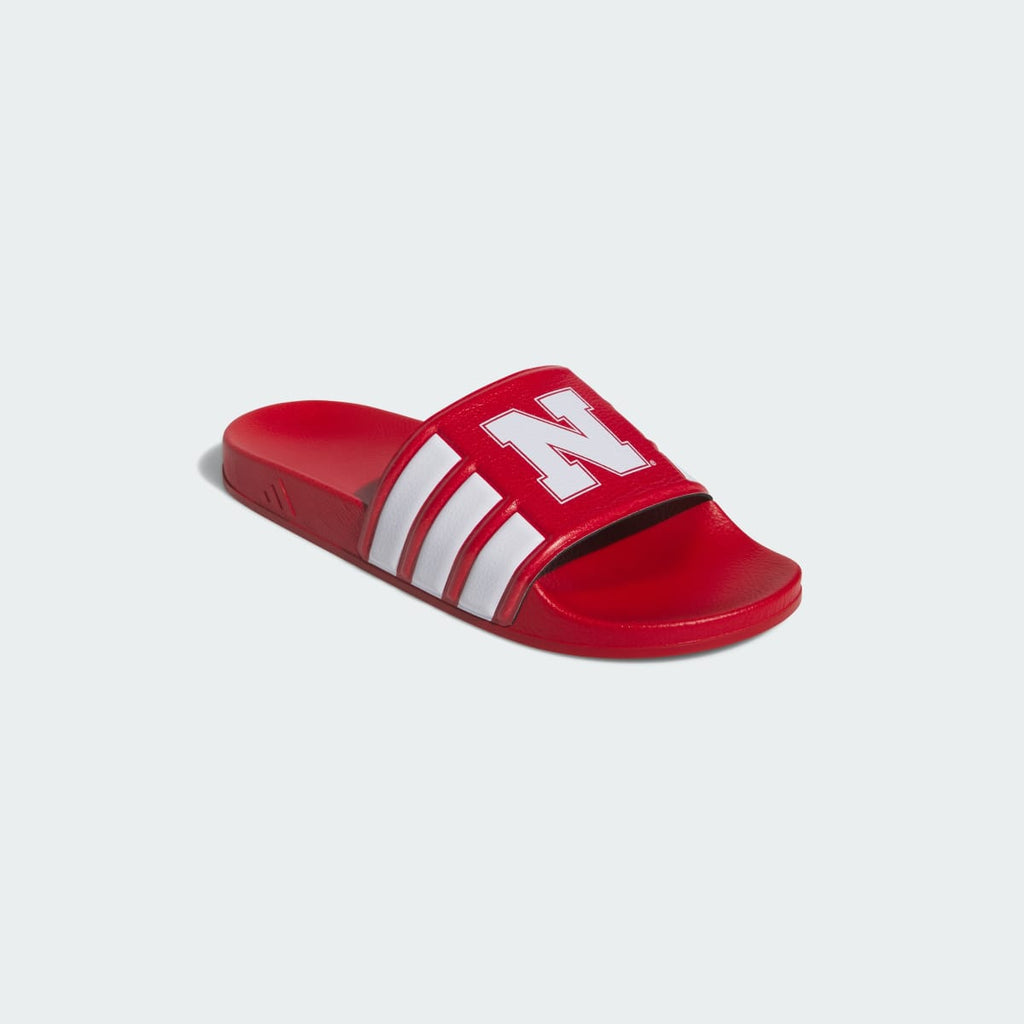 Adidas Women's Nebraska Cornhuskers Performance Slide - Team Power Red / Cloud White / Core Black - Image 4
