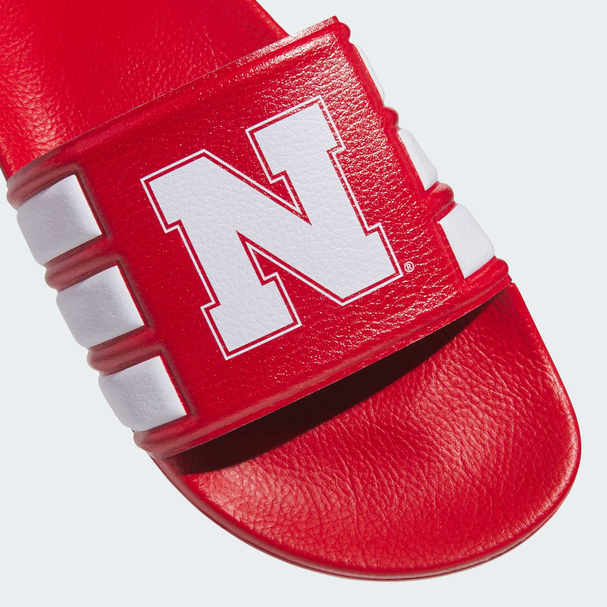 Adidas Women's Nebraska Cornhuskers Performance Slide - Team Power Red / Cloud White / Core Black - Image 7