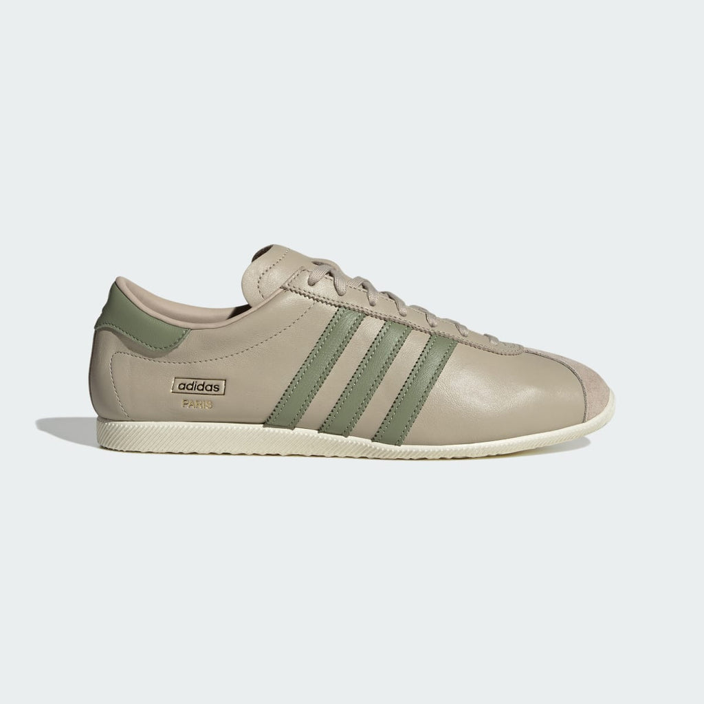 Adidas Men's PARIS SHOES - Khaki Three / Tent Green / Off White - Image 1