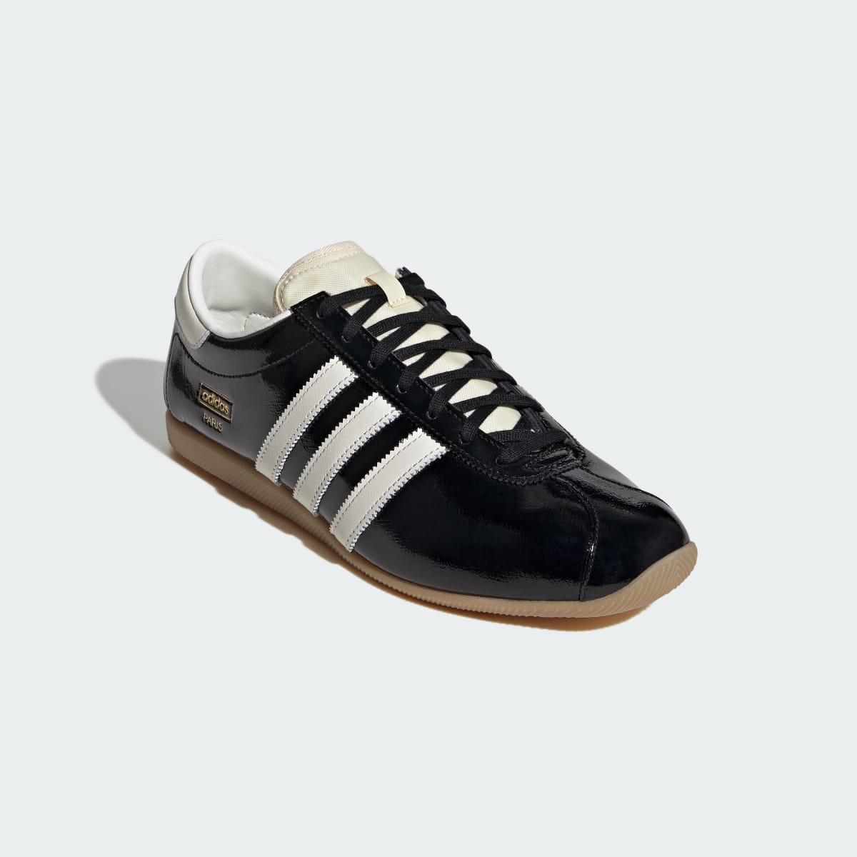 Adidas Men's PARIS SHOES - Core Black / Off White / Gum - Image 4