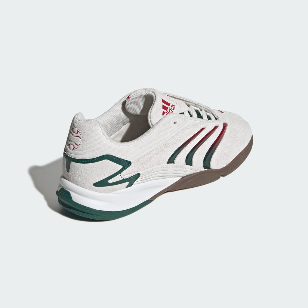 Adidas Men's PREDATOR SALA SHOES - Core White / Collegiate Green / Cloud White - Image 5