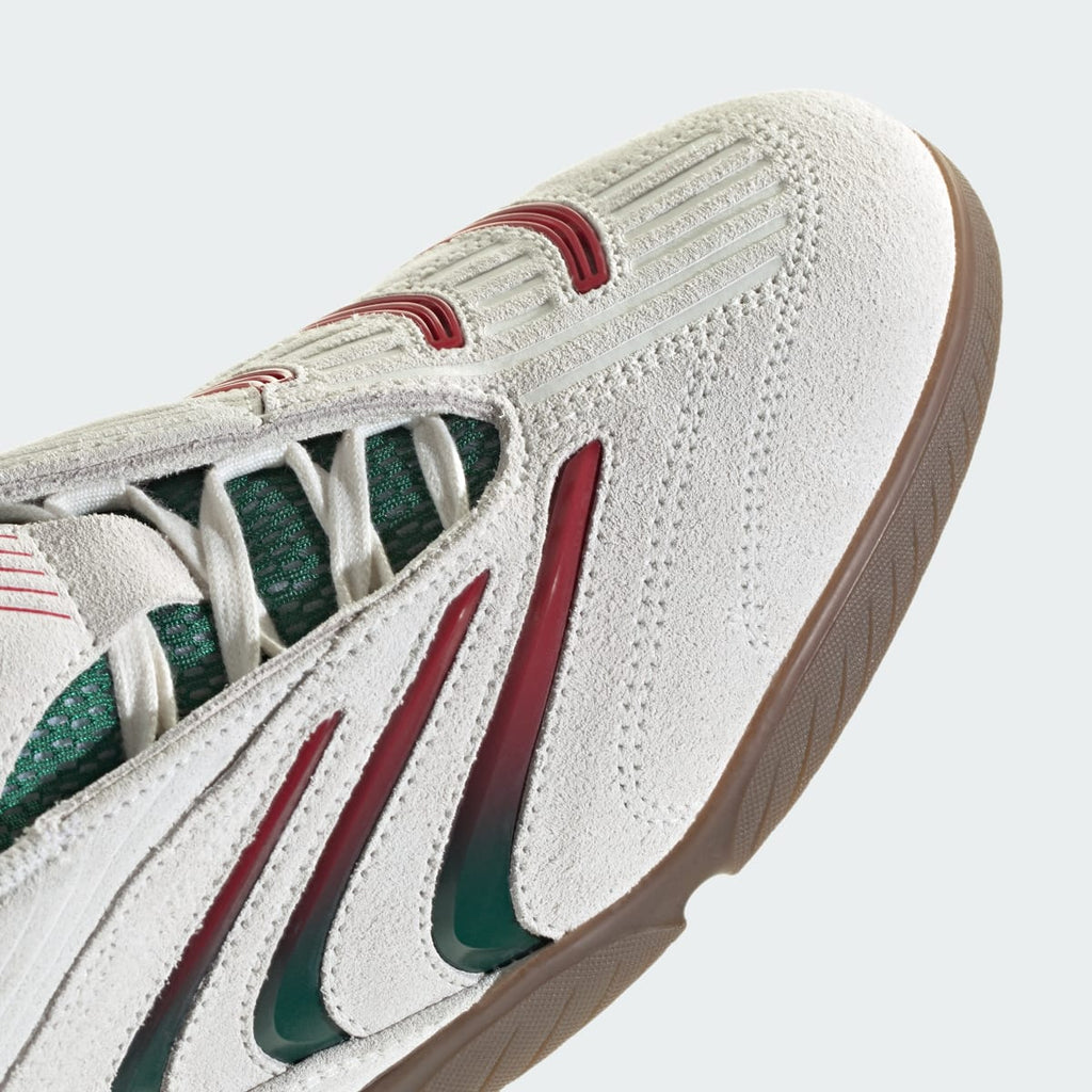 Adidas Men's PREDATOR SALA SHOES - Core White / Collegiate Green / Cloud White - Image 9