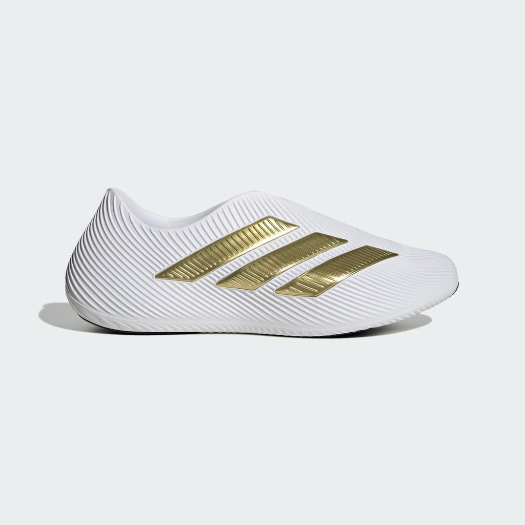 Adidas Men's PURECHILL SLIDES - Cloud White / Gold Metallic / Core Black - Image 1