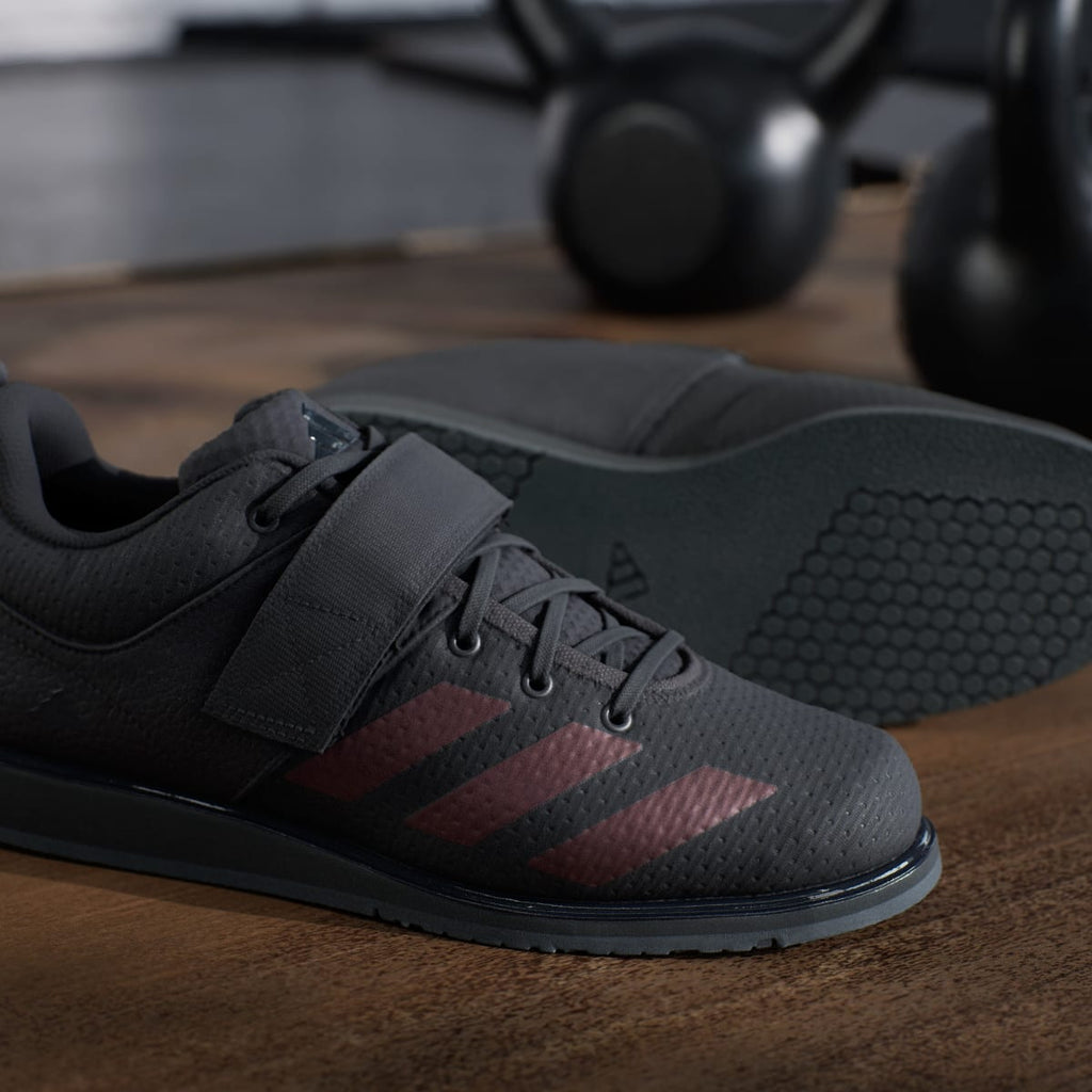 Adidas Women's Powerlift 5 Weightlifting Shoes - Core Black / Core Black / Carbon - Image 11