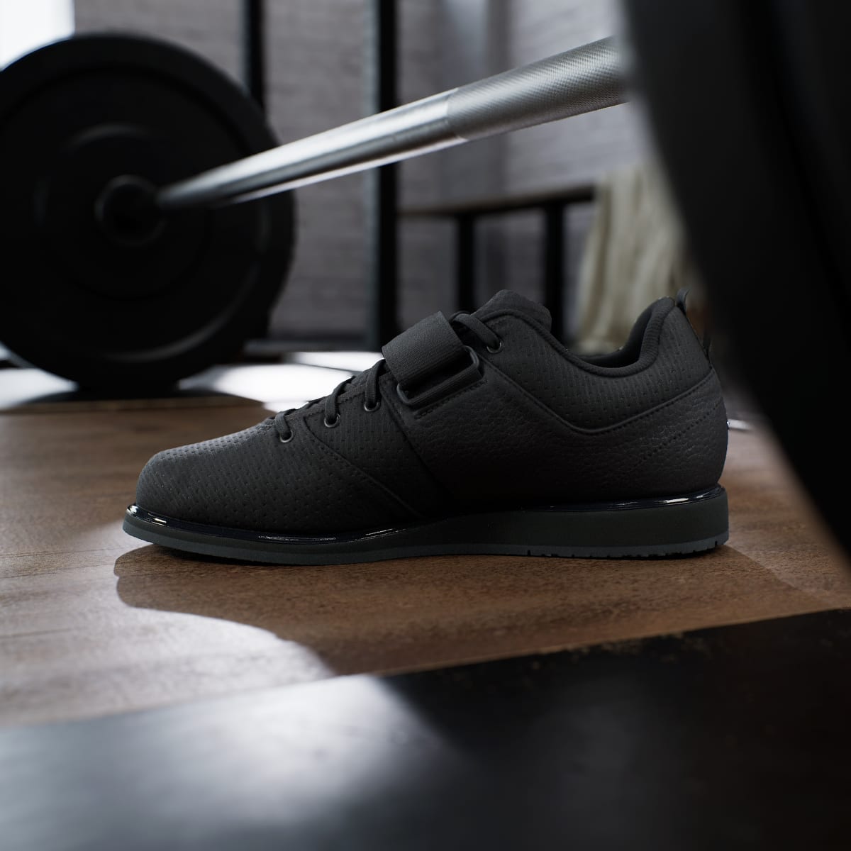 Adidas Women's Powerlift 5 Weightlifting Shoes - Core Black / Core Black / Carbon - Image 7