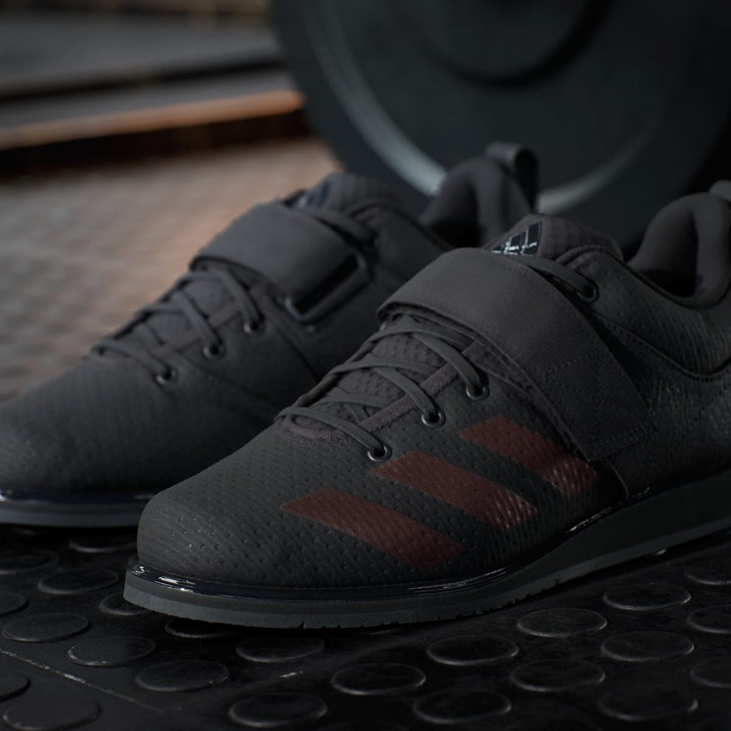 Adidas Women's Powerlift 5 Weightlifting Shoes - Core Black / Core Black / Carbon - Image 9