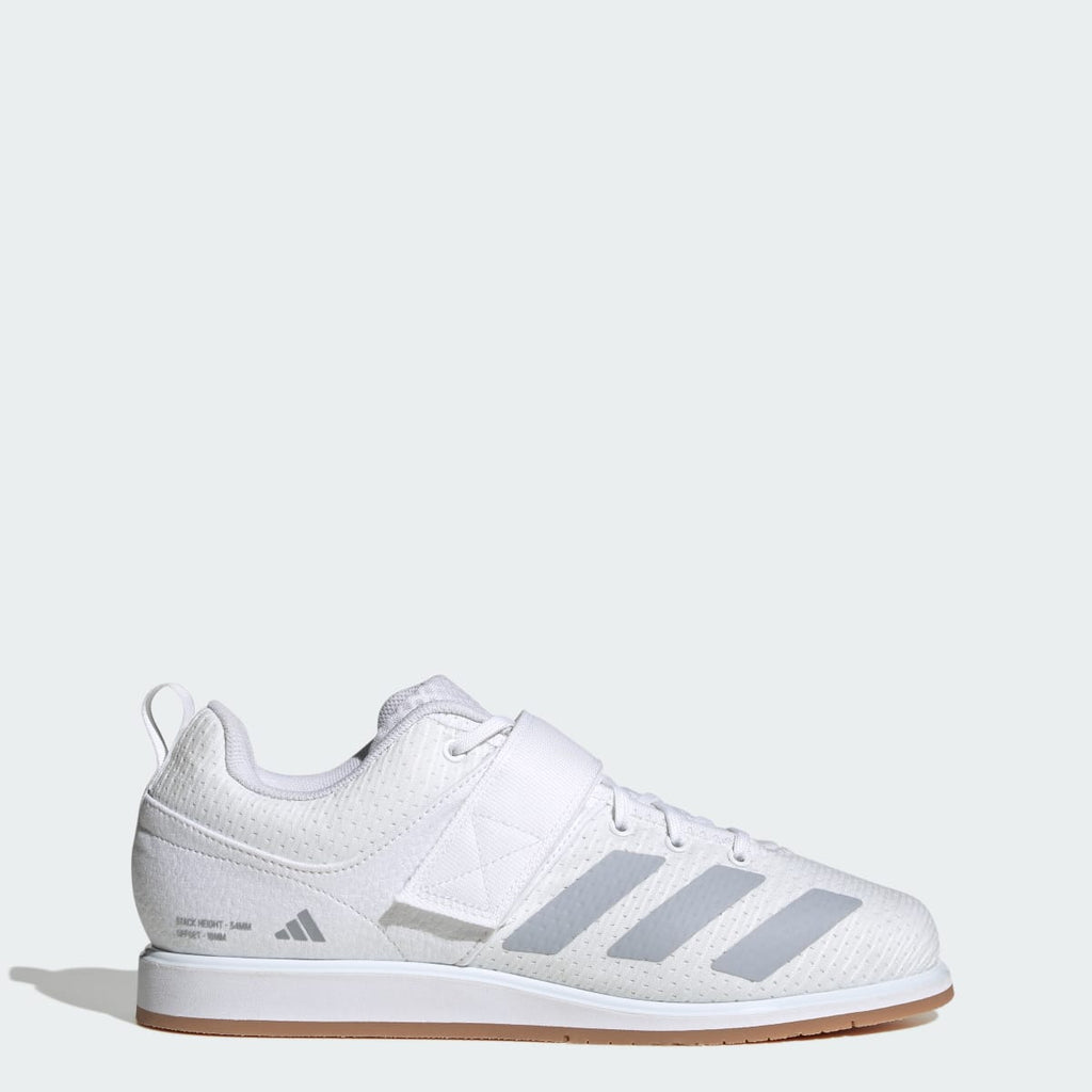 Adidas Men's Powerlift 5 Weightlifting Shoes - Cloud White / Halo Silver / Core Black - Image 1