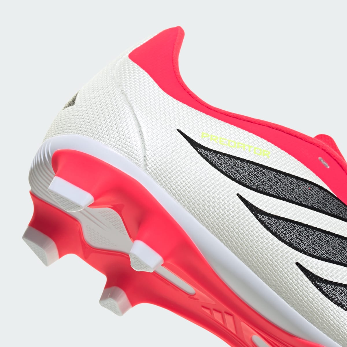 Adidas Kids' Predator Club Firm Ground / Multi Ground Soccer Cleats Kids - Lucid Red / Core Black / Cloud White - Image 9