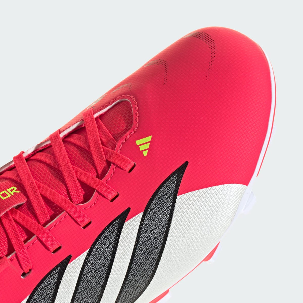 Adidas Kids' Predator Club Firm Ground / Multi Ground Soccer Cleats Kids - Lucid Red / Core Black / Cloud White - Image 10
