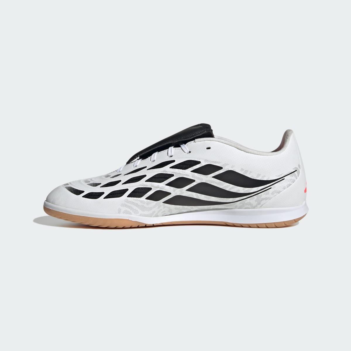Adidas Women's Predator Club Sala Fold-Over Tongue Indoor Soccer Cleats - Cloud White / Solar Turbo / Core Black - Image 7