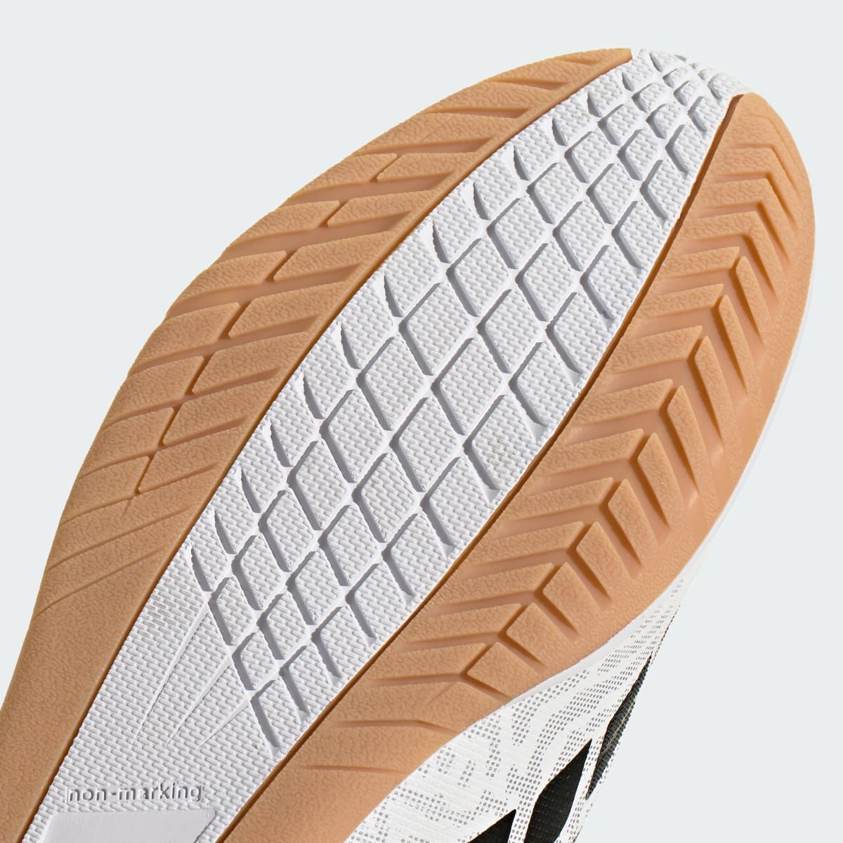 Adidas Women's Predator Club Sala Fold-Over Tongue Indoor Soccer Cleats - Cloud White / Solar Turbo / Core Black - Image 10