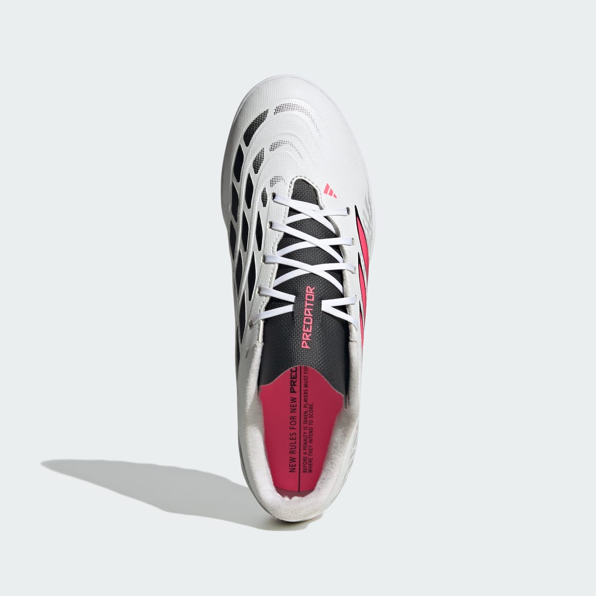 Adidas Men's Predator Club Turf Soccer Cleats - Cloud White / Solar Turbo / Core Black - Image 3