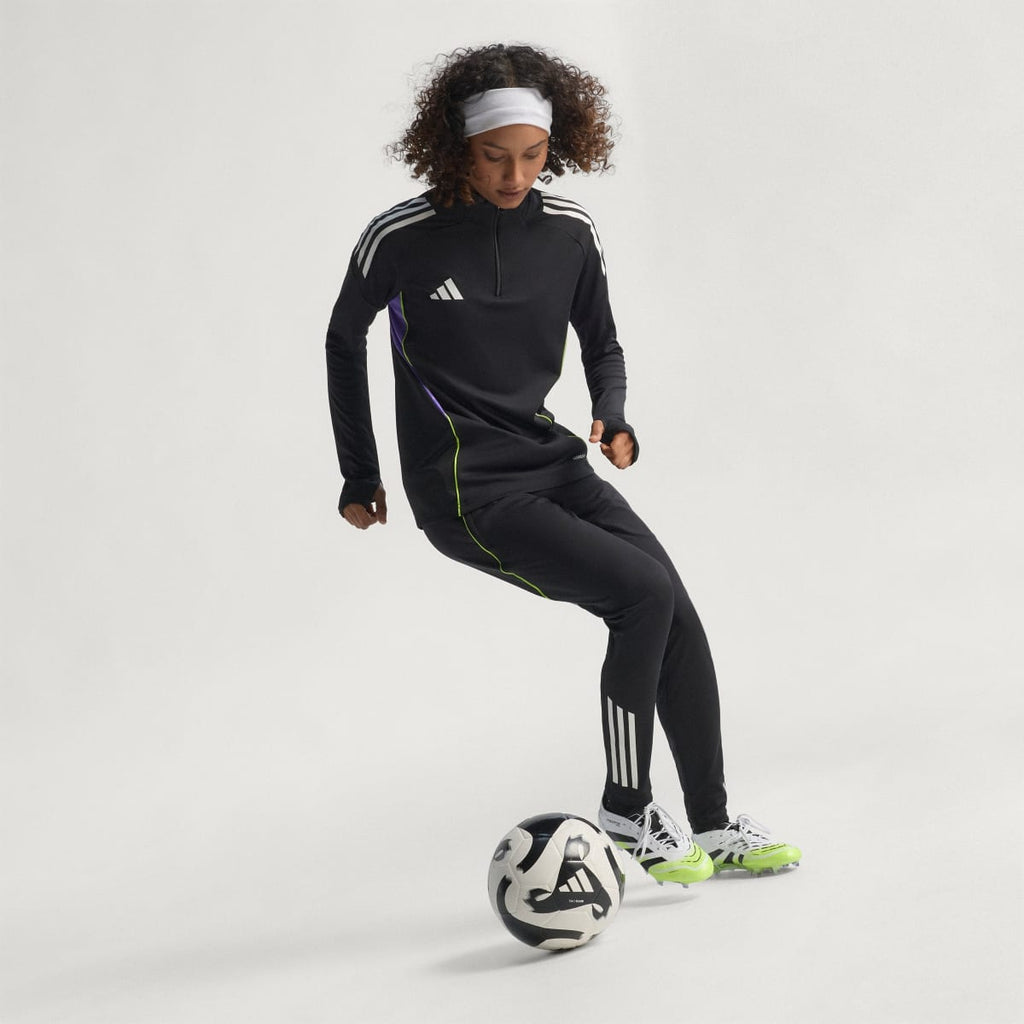 Adidas Women's Predator Elite Firm Ground Cleats - Cloud White / Core Black / Lucid Lemon - Image 8