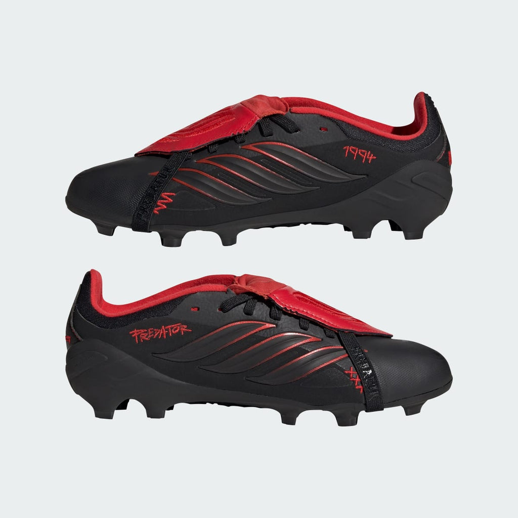 Adidas Kids' Predator Elite Firm Ground Soccer Cleats Kids - Core Black / Core Black / Core Black - Image 8