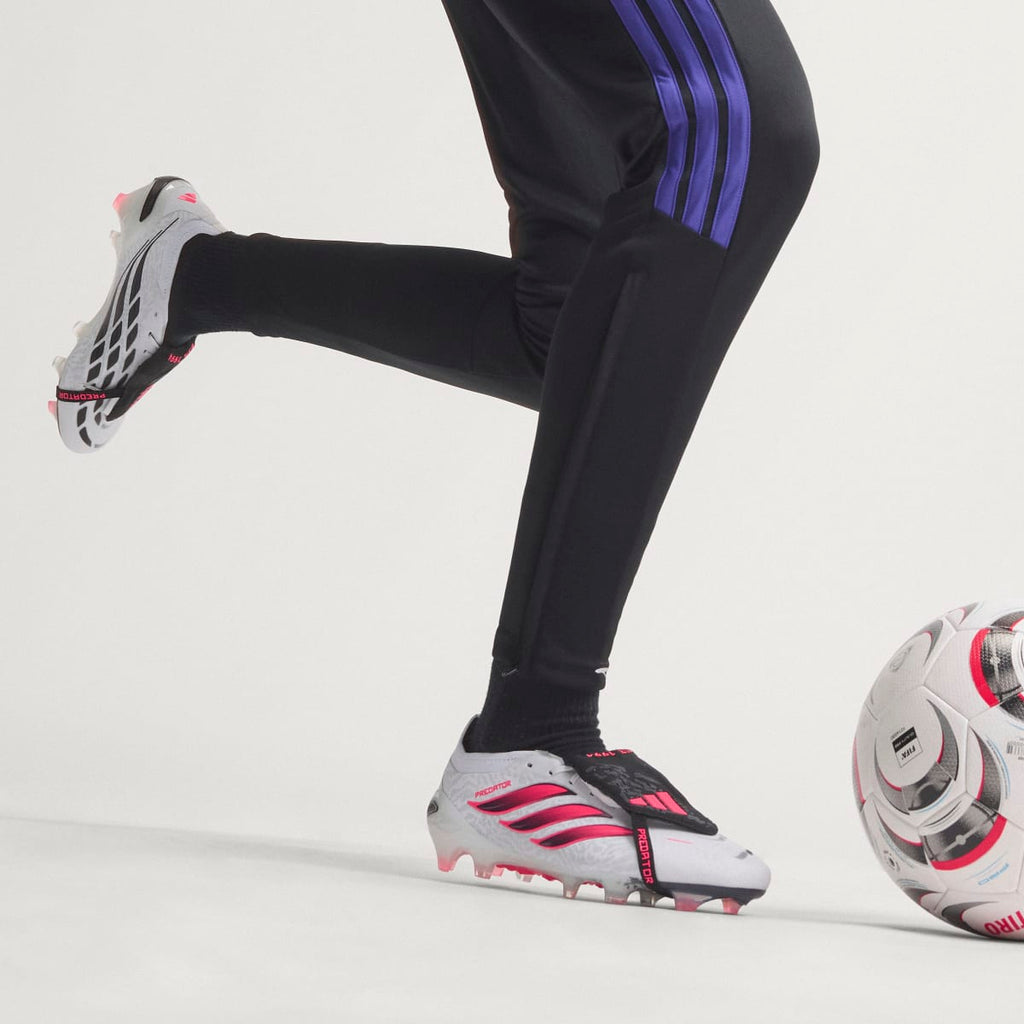 Adidas Men's Predator Elite Fold-Over Tongue Firm Ground Soccer Cleats - Cloud White / Solar Turbo / Core Black - Image 2