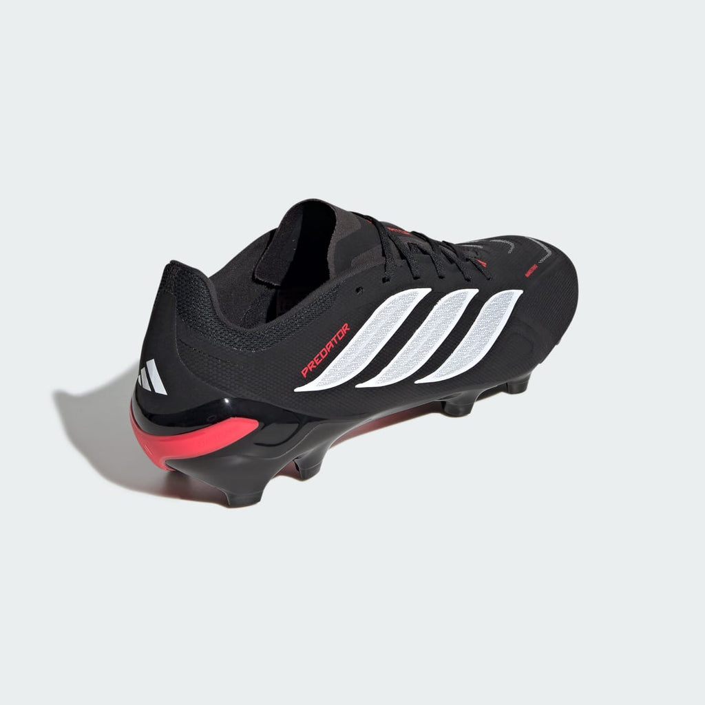 Adidas Women's Predator League Firm Ground Soccer Cleats - Core Black / Cloud White / Lucid Red - Image 6