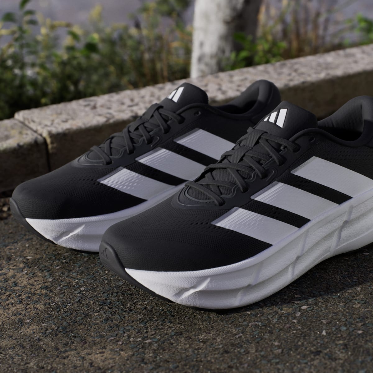 Adidas Men's QUESTAR 4 RUNNING SHOES - Core Black / Cloud White / Grey Six - Image 11