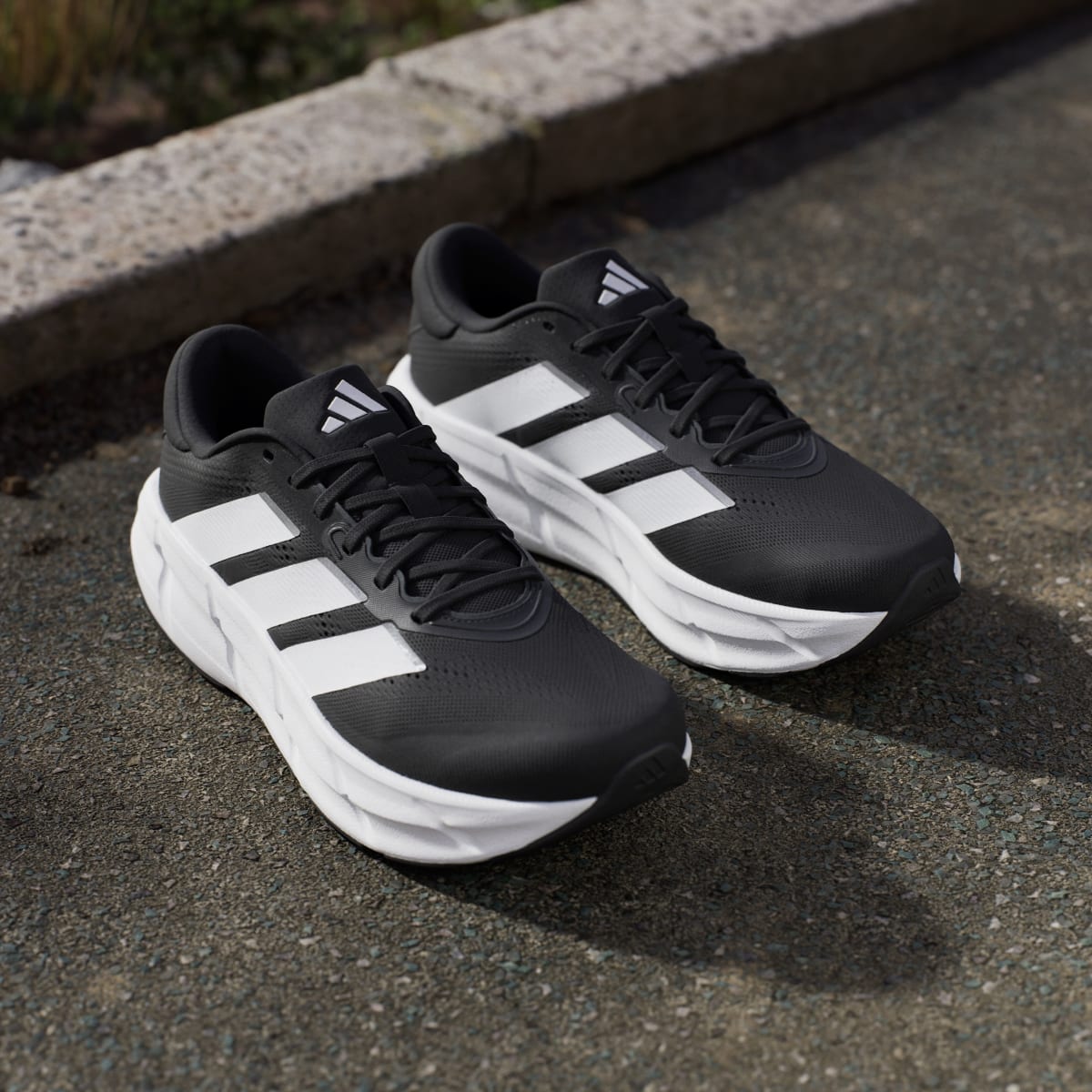 Adidas Men's QUESTAR 4 RUNNING SHOES - Core Black / Cloud White / Grey Six - Image 8