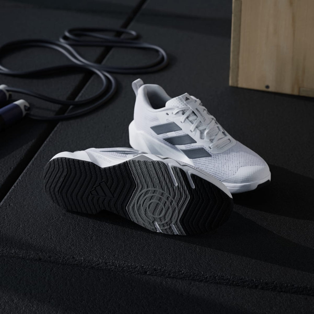 Adidas Men's RAPIDMOVE GO TRAINER M - Cloud White / Core Black / Iron Metallic - Image 4