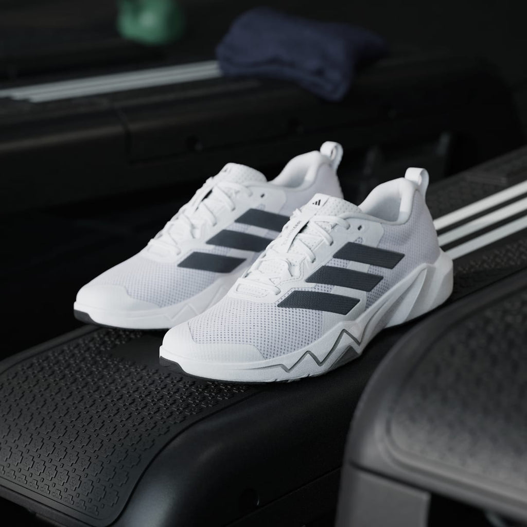 Adidas Men's RAPIDMOVE GO TRAINER M - Cloud White / Core Black / Iron Metallic - Image 5