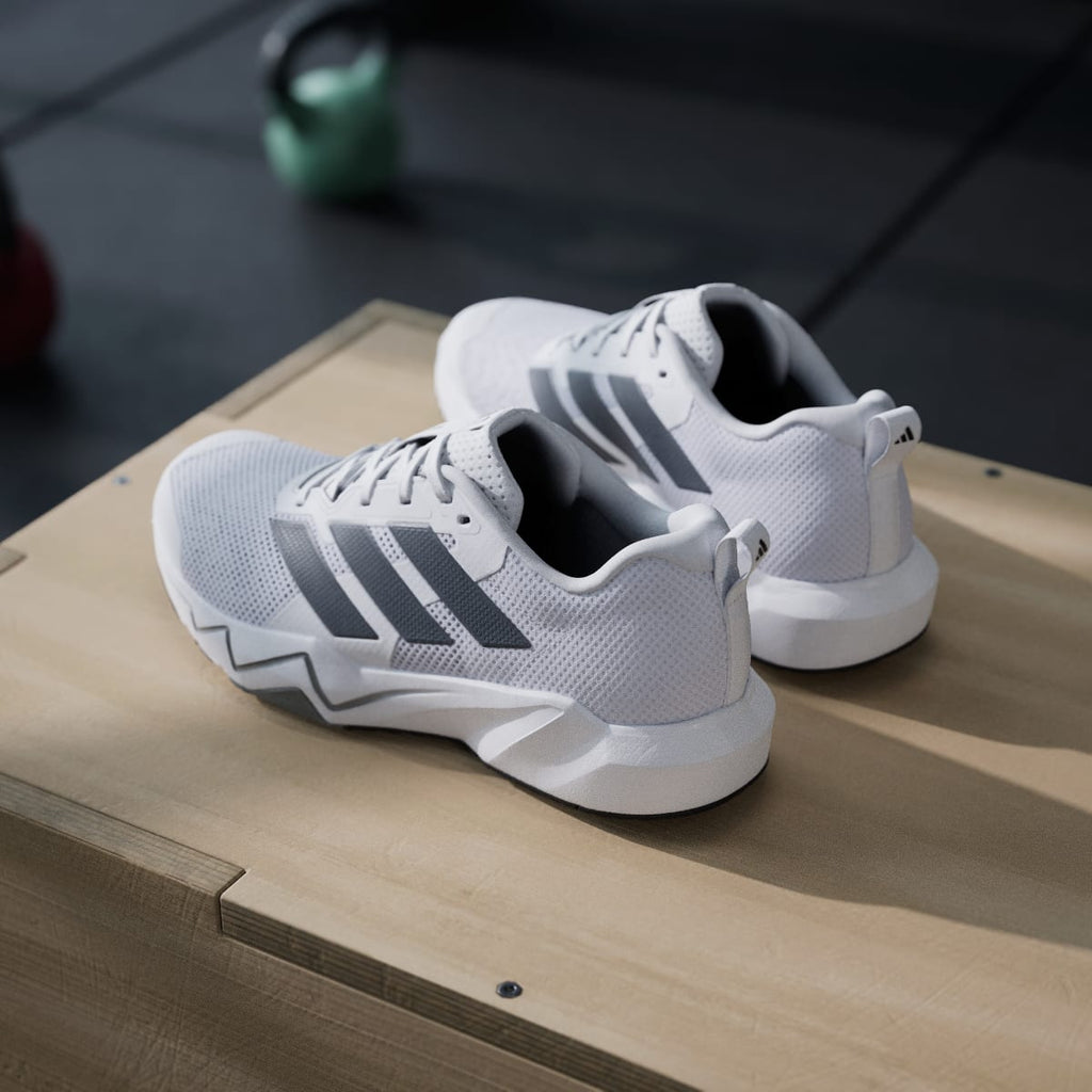 Adidas Men's RAPIDMOVE GO TRAINER M - Cloud White / Core Black / Iron Metallic - Image 6