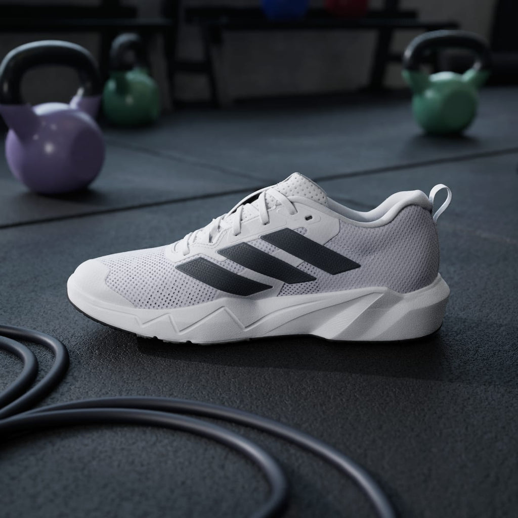Adidas Men's RAPIDMOVE GO TRAINER M - Cloud White / Core Black / Iron Metallic - Image 7