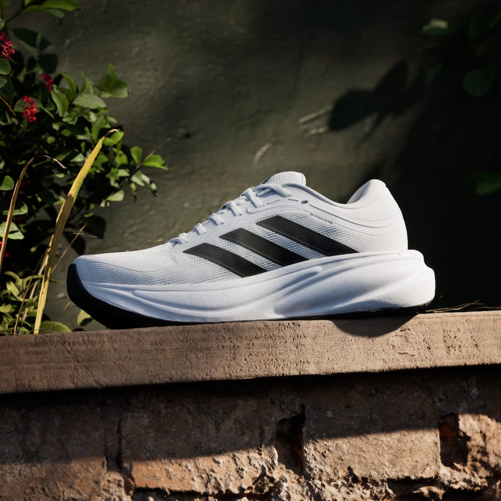 Adidas Men's RESPONSE 2 RUNNING SHOES - Cloud White / Core Black / Iron Metallic - Image 7