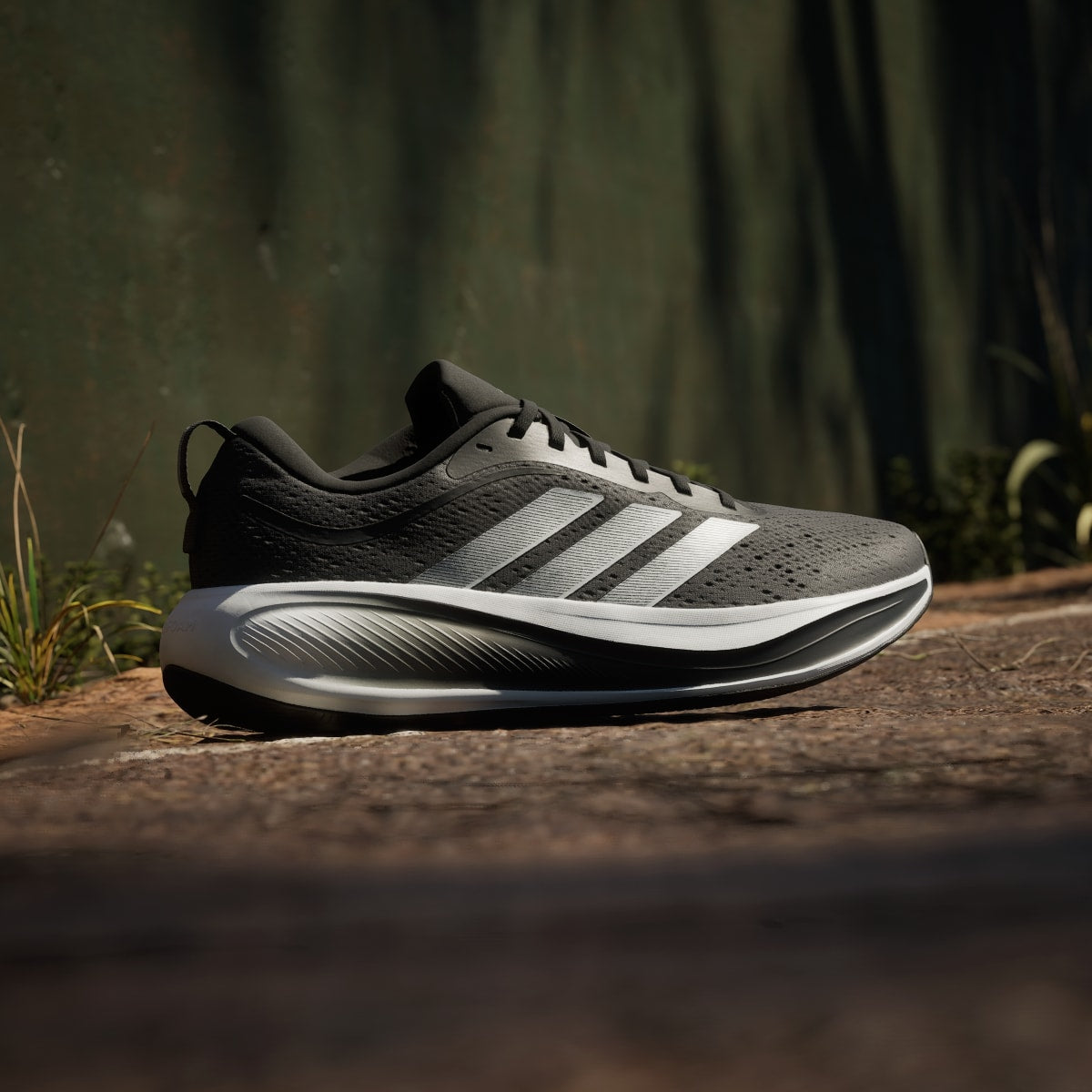Adidas Men's RESPONSE PACE RUNNING SHOES - Grey Six / Matte Silver / Core Black - Image 3