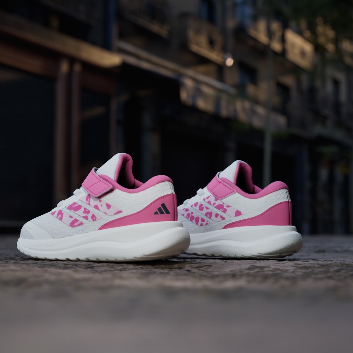 Adidas Kids' RUNFALCON 6 INFANT SHOES - Core White / Distilled Pink / Pink Fusion - Image 10