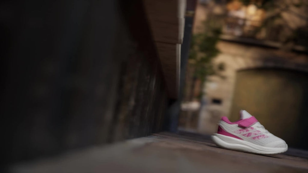 Adidas Kids' RUNFALCON 6 INFANT SHOES - Core White / Distilled Pink / Pink Fusion - Image 2
