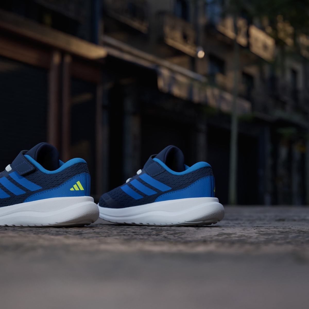 Adidas Kids' RUNFALCON 6 SHOE INFANT - Dark Blue / Bright Royal / Lucid Lemon - Image 10