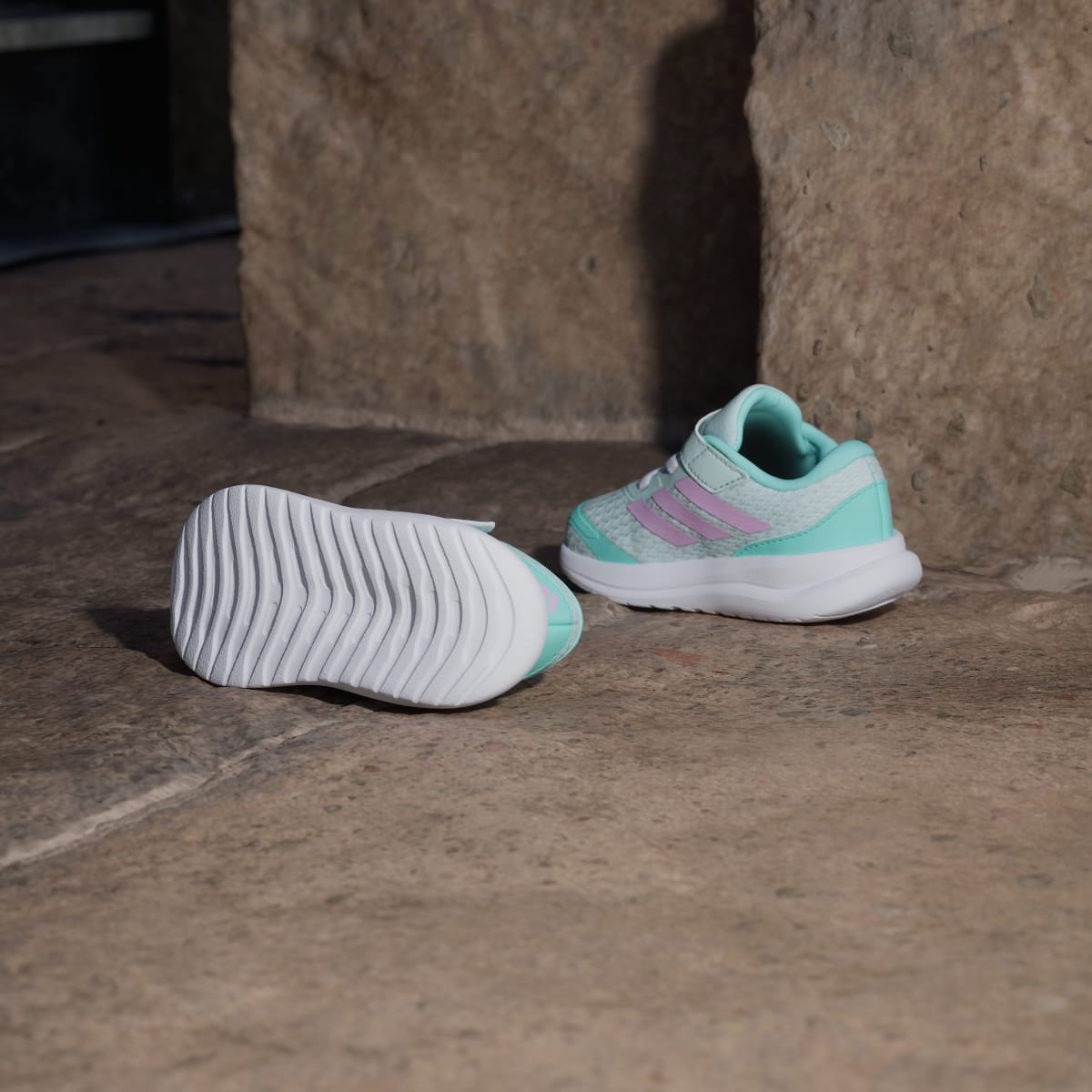 Adidas Kids' RUNFALCON 6 SHOE INFANT - Halo Mint / Bliss Lilac / Flash Aqua - Image 4