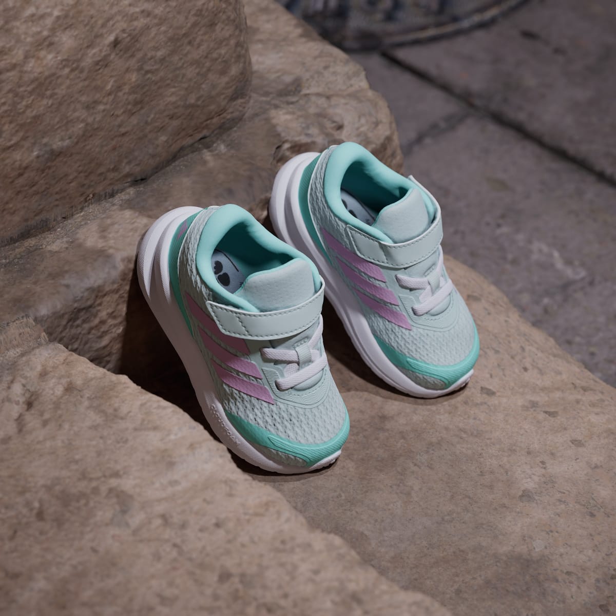 Adidas Kids' RUNFALCON 6 SHOE INFANT - Halo Mint / Bliss Lilac / Flash Aqua - Image 5