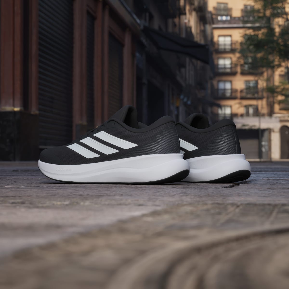 Adidas Women's RUNFALCON 6 Shoes - Core Black / Cloud White / Carbon - Image 6