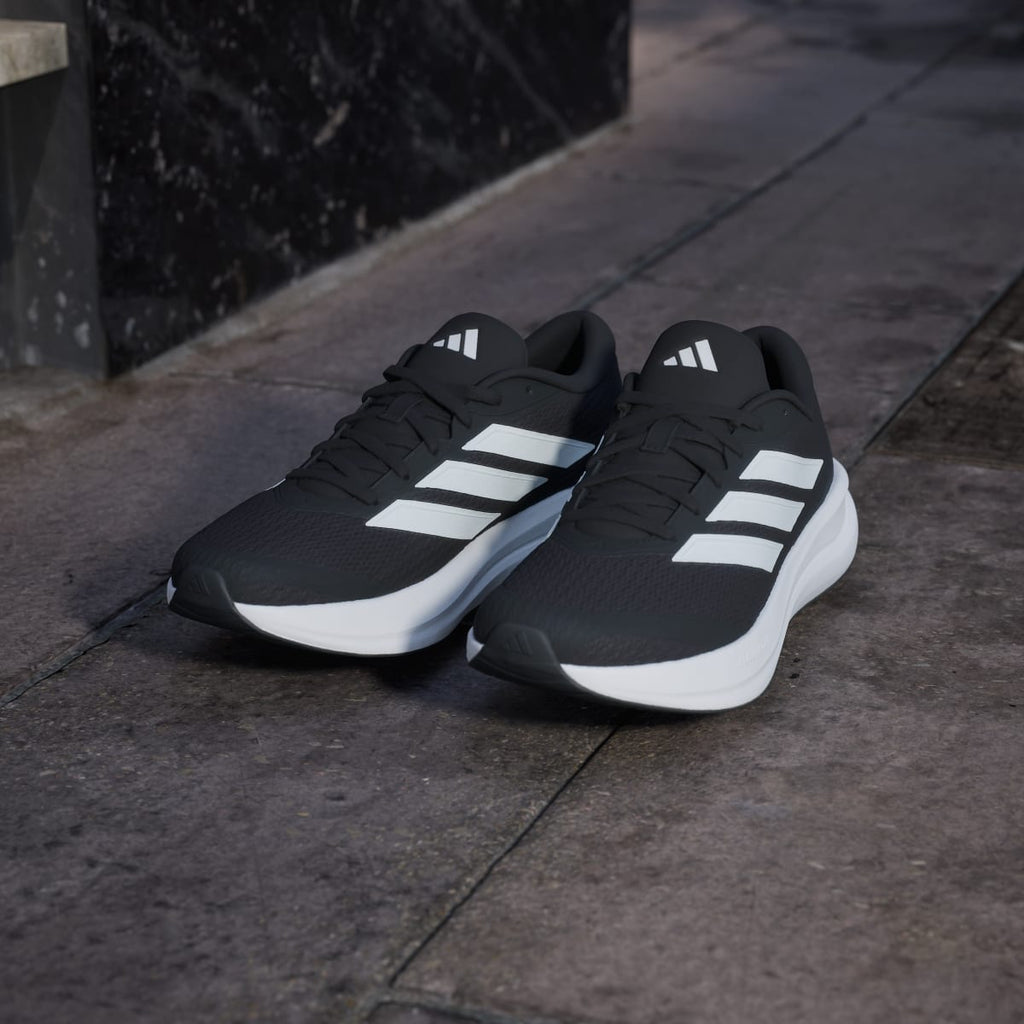 Adidas Women's RUNFALCON 6 Shoes - Core Black / Cloud White / Carbon - Image 8
