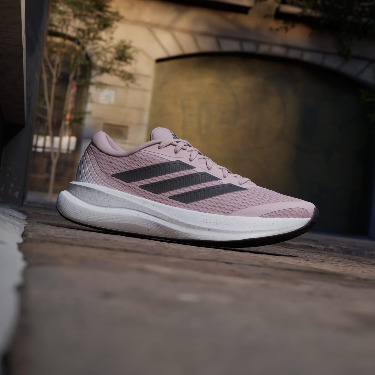 Adidas Women's RUNFALCON 6 Shoes - Dual Lilac / Carbon / Core Black - Image 3