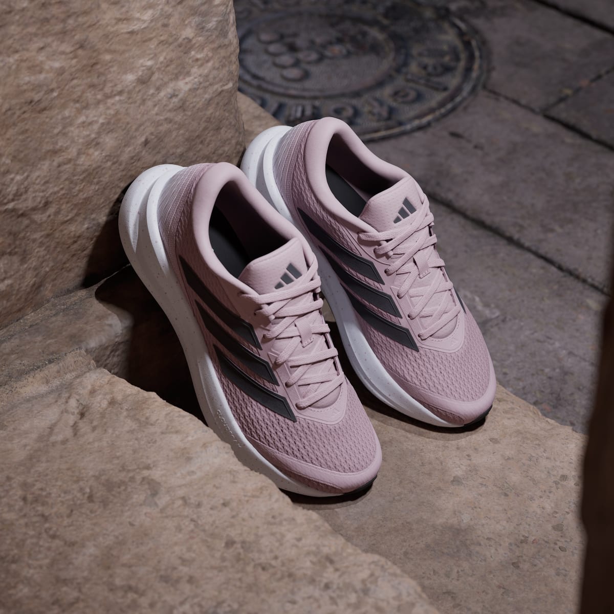 Adidas Women's RUNFALCON 6 Shoes - Dual Lilac / Carbon / Core Black - Image 5