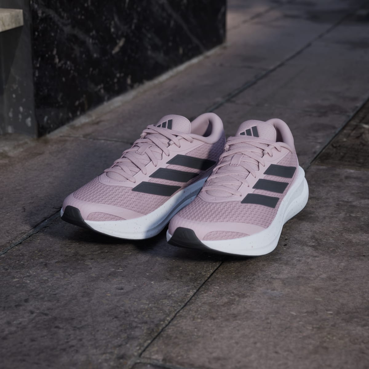 Adidas Women's RUNFALCON 6 Shoes - Dual Lilac / Carbon / Core Black - Image 8