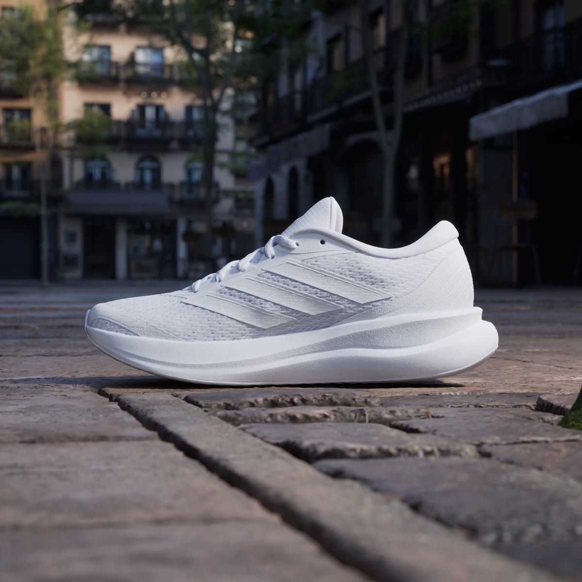 Adidas Women's RUNFALCON 6 Shoes - Cloud White / Cloud White / Grey One - Image 7