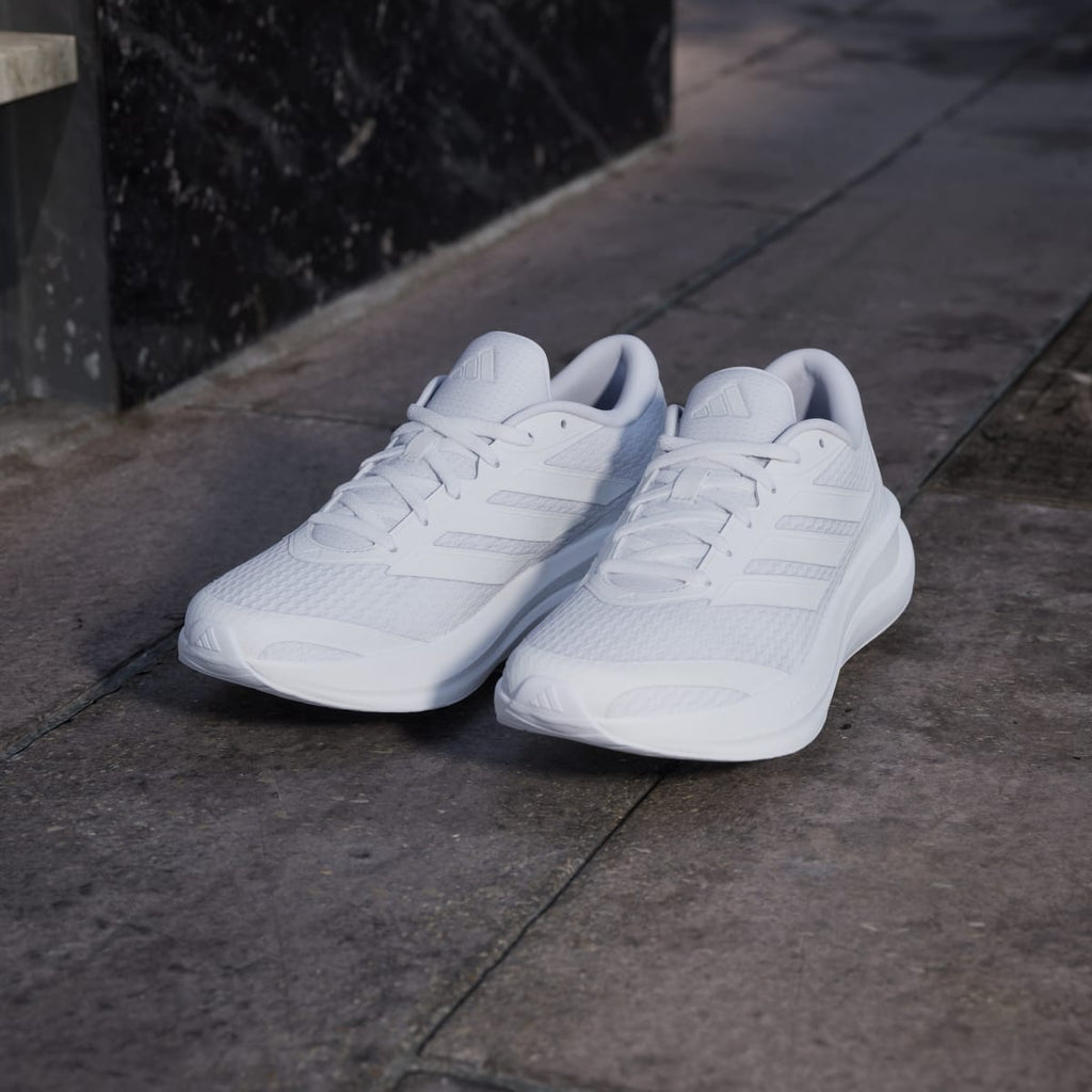 Adidas Women's RUNFALCON 6 Shoes - Cloud White / Cloud White / Grey One - Image 8