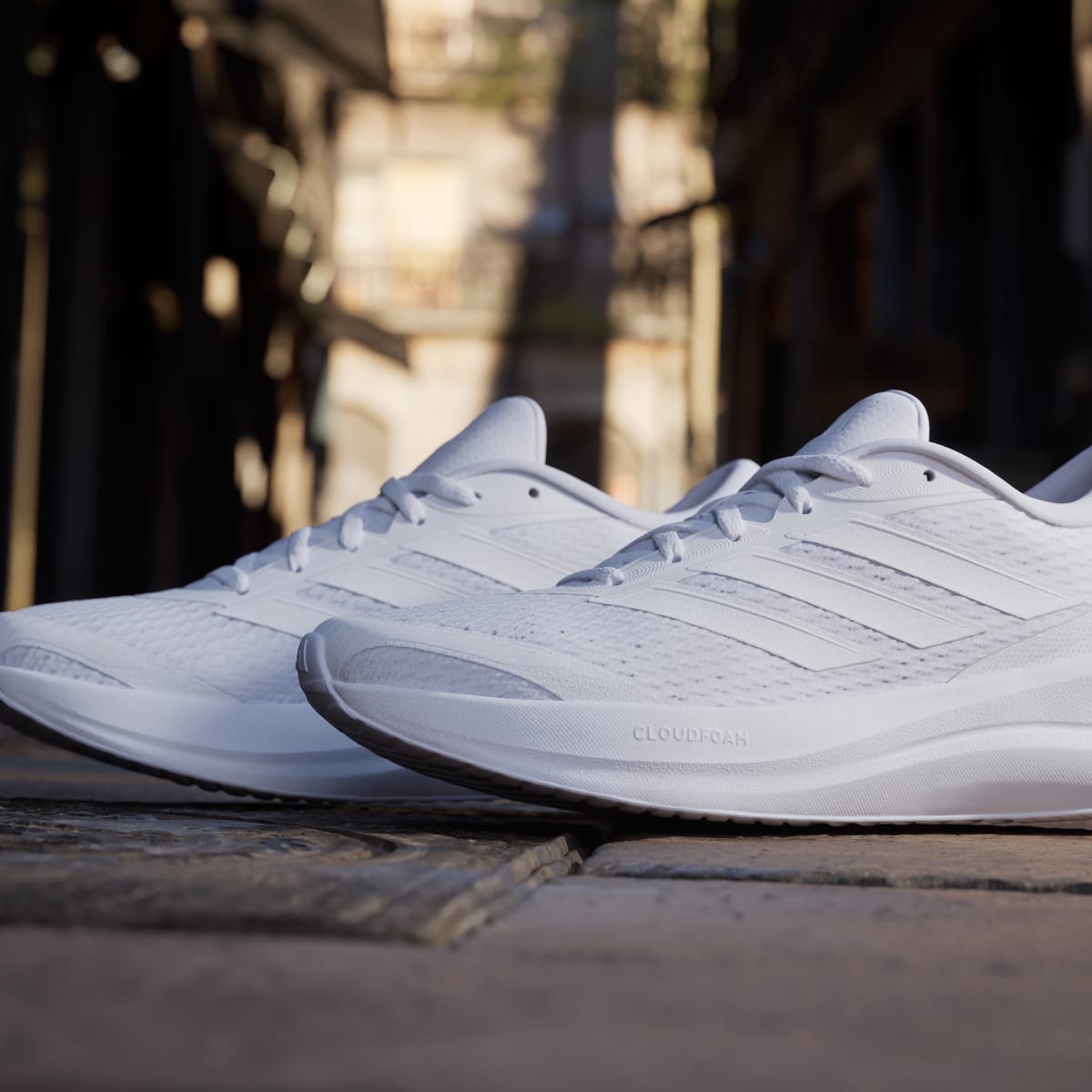 Adidas Women's RUNFALCON 6 Shoes - Cloud White / Cloud White / Grey One - Image 9