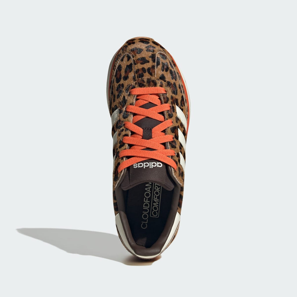 Adidas Women's RUN 70S 2.0 SHOES - Dark Brown / Off White / Semi Impact Orange - Image 2