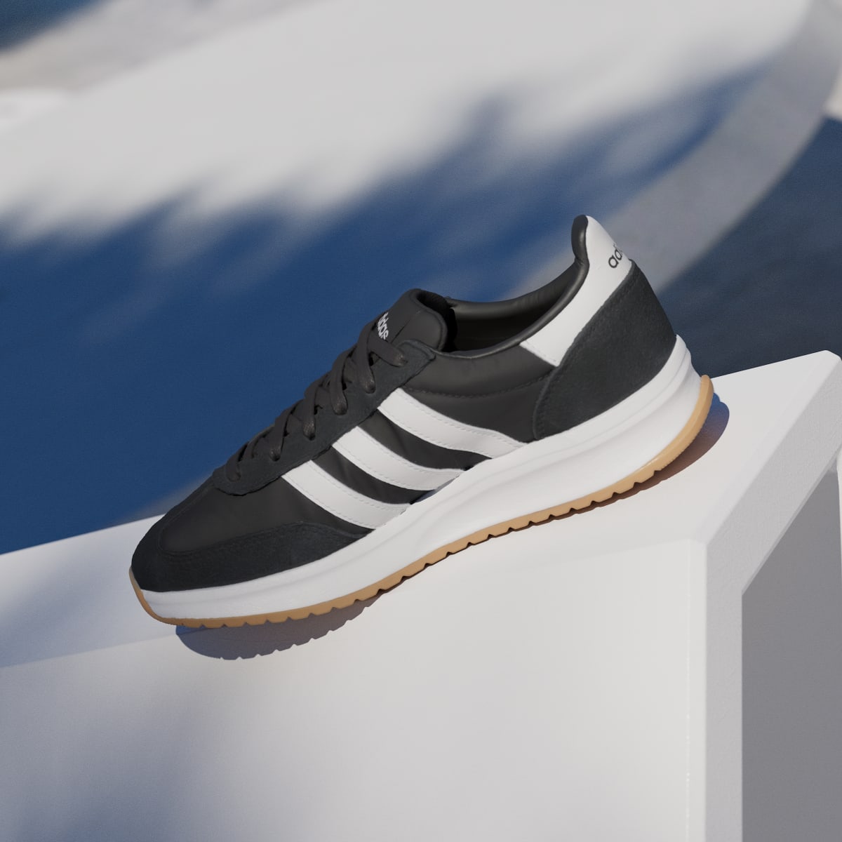 Adidas Women's RUN 70s 2.0 Shoes - Core Black / Core White / Core White - Image 7